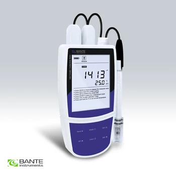 Best Genuine Brand Portable Conductivity Tester METER Analyzer USB DATA ATC Selectable Cell Constant And Temperature Coefficient.