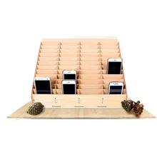 Boîte de rangement de gestion de réparation de téléphone de stockage de boîte à outils Mobile de bureau pour les boîtes d'outils de palettes en bois d'école de bureau