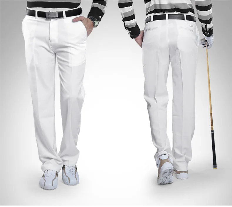 PGM Для мужчин однотонные яркие брюки для гольфа зимние Водонепроницаемый дышащие высота Эластичность быстросохнущая Мужская Гольф трико, спортивные брюки
