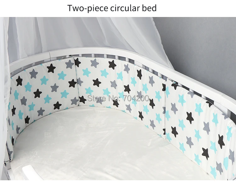 Пересечение границы детское ограждение для кровати кровать вокруг ребенка анти-столкновения хлопок Съемный и моющийся Детская кровать бампер кроватка
