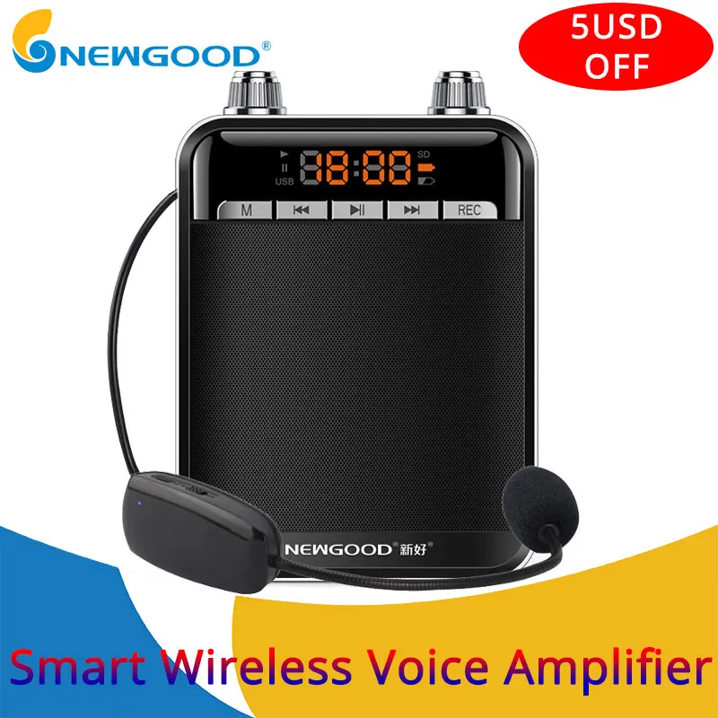 Portable Smart Wireless Voice Amplifier for Teachers Megaphone Booster