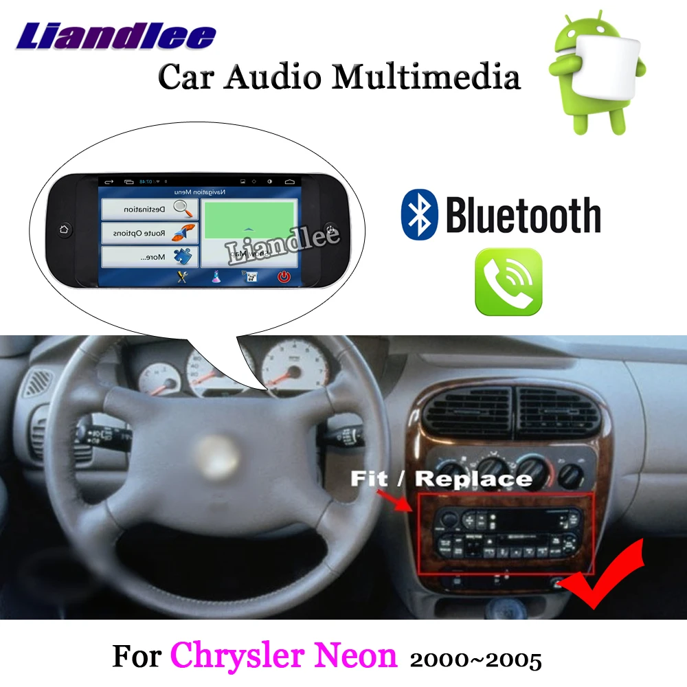 Автомобильный Android мультимедиа Системы для Chrysler Neon 2000 2001 2002 2003 2004 2005 Радио Стерео gps навигации HD Сенсорный экран