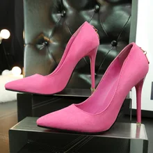 Brand New Ladies Basic Pumps High-Heeled Sexy Shoes Women Sexy Pump Thin High Heel Office Party Club Shoes Sapato Feminino