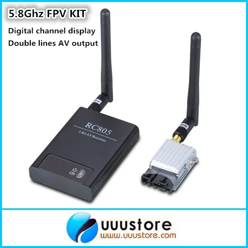 

Boscam FPV 5.8GHz 200mW Mini Wireless Video Transmitter and Receiver TS351+RC805 For camera drone accessories