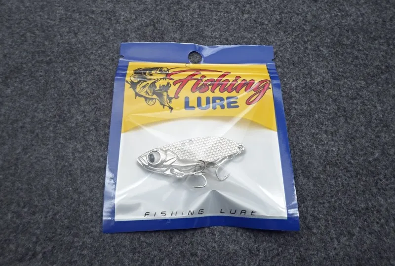 Metal Spoon VIB Lures 7G 10g 15G Vibrations Fishing bait Bass Treble With 3 Hooks Lead Hard Fish Cicada Lure Bass Crank Bait