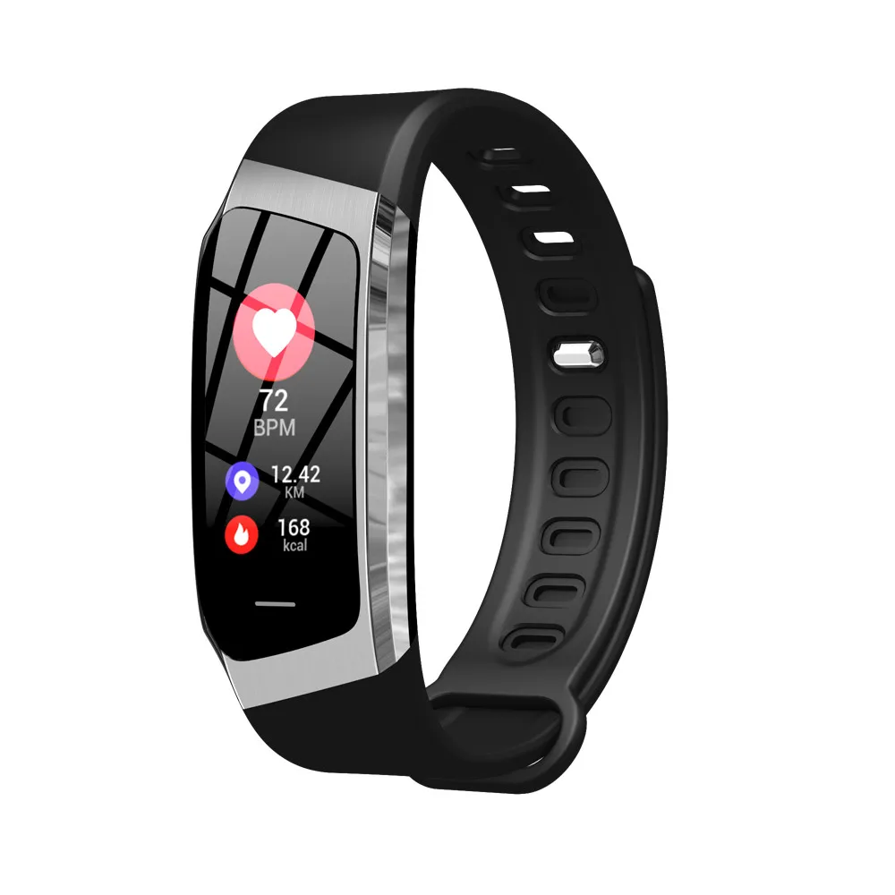 E18 New Design Men Bluetooth Waterproof Wristband Information Reminds IP67 Class Health Monitoring Smart Watch 15J Drop Shipping