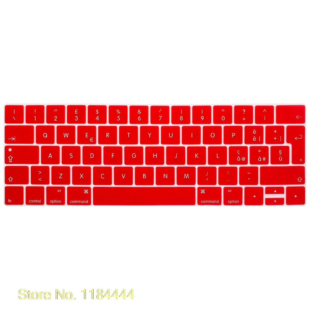 ЕС/Великобритания итальянский силиконовый чехол для клавиатуры нового MacBook Pro 13