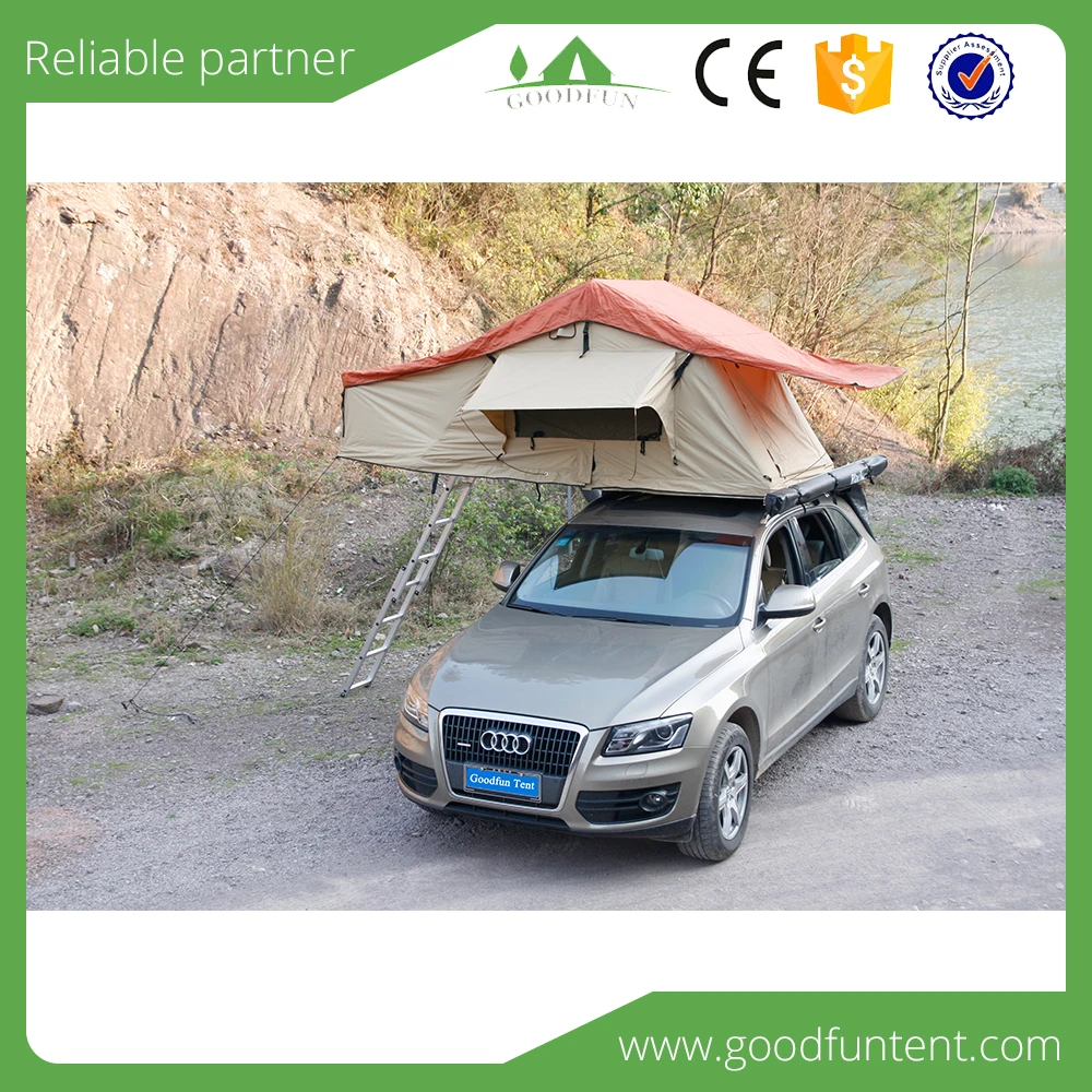 Roof top tent with Aluminum Telescopic Ladder Roof tent Manufactory