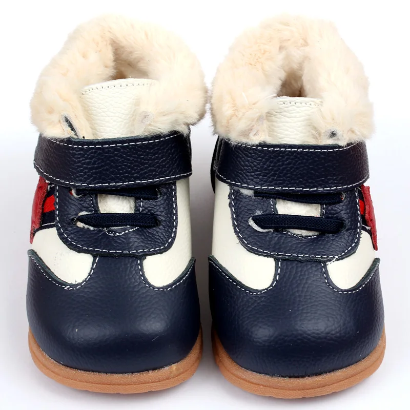 Baby Boots for Girl Snow Boots Leather Baby Shoes Winter Baby Boots Boys Infant Shoes Kids Rabbit Fur Warm Toddler Moccasins babyfeet new winter warm boots newborn baby boys girls cute shoes infant toddler soft sole anti slip snow booties size3 5 11