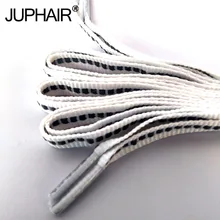 JUP 1 Pair White Reflective Shoelaces Visibility Flat Shoelaces Running Cycling Safty Minimal Fashion Samping Casual Cloth Shoes