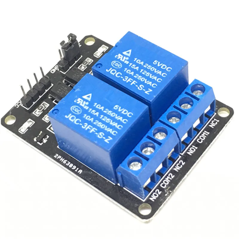 

2-channel New 2 channel relay module relay expansion board 5V low level triggered 2-way relay module for arduino