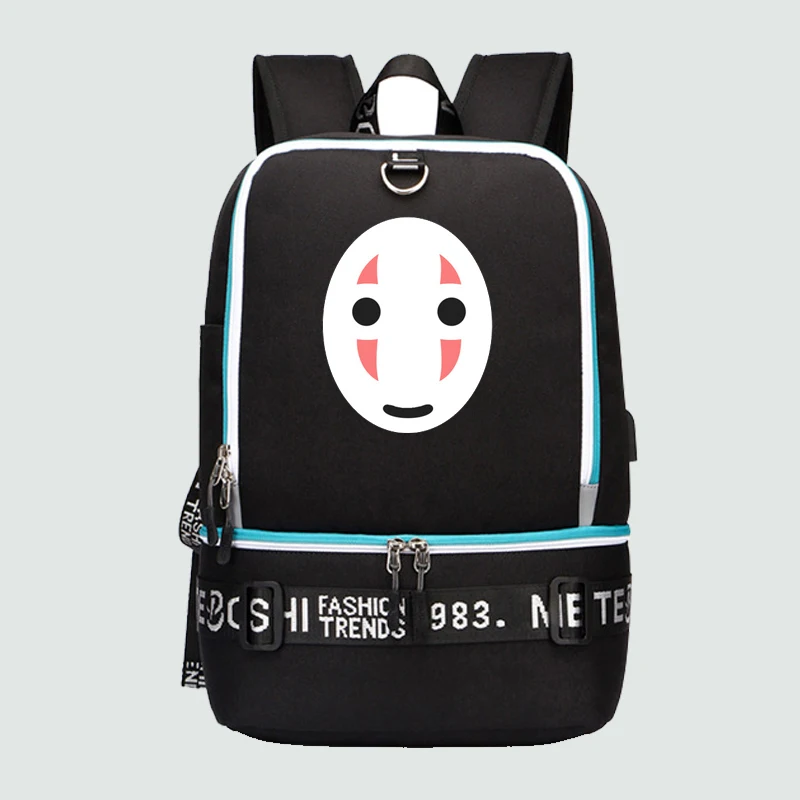 Хаяо Миядзаки Тоторо без лица человек Kawaii женский рюкзак Rugzak аниме рюкзак для ноутбука женский рюкзак для путешествий