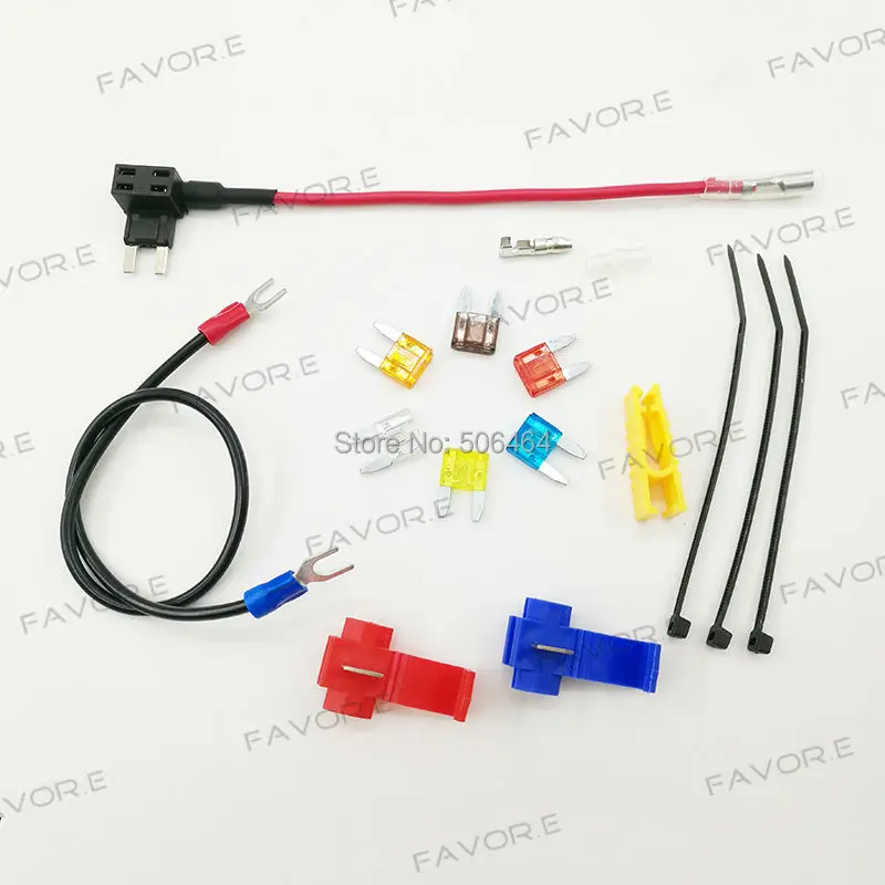 

Fuse TAP Adapter Mini (ATM APM) Blade Fuse Holder 32V for Automotive Car Truck Motorcycle SUV DIY Fuse kit