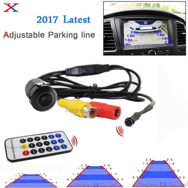 

2017 Newest Adjust Marking Line Parking Assistance CCD car rear view camera front camera Reversing for AUTO TFT LCD Monitor DVD