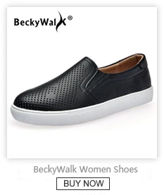 BeckyWalk/ весенняя женская обувь из натуральной кожи; женские кроссовки на платформе с вырезами; Летние мокасины на шнуровке; женская обувь; WSH2732