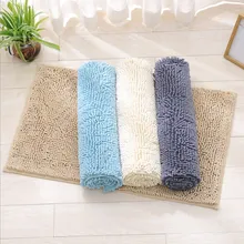 Нескользящий коврик для ванной комнаты, шениловый напольный коврик, плюшевый коврик 40*60 см, Впитывающий Коврик для ванной комнаты, домашний ковер
