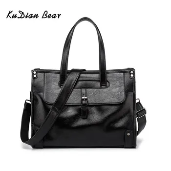 

XXXXX Fashion Brand Business Men Briefcase Bag Luxury Leather Laptop Bag Black Man Shoulder Bag Black Handbag BIG013 PM49