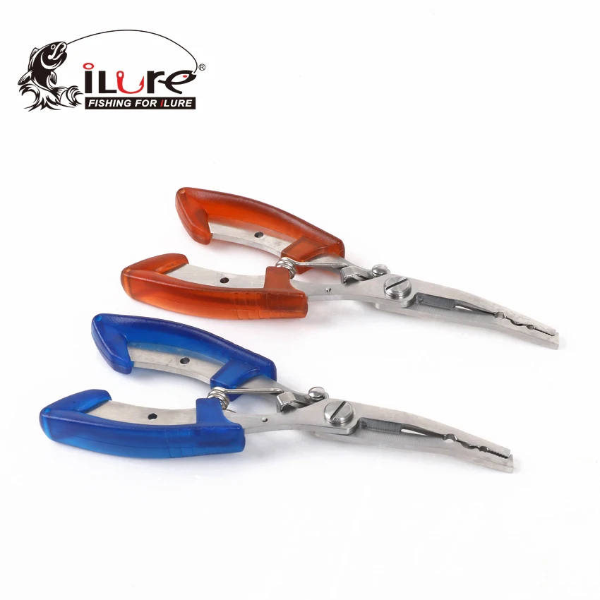 Ilure Fishing Scissors Tongs Stainless Steel Multi-purpose Pliers 16cm/80g Braid Cutter Grip Alicate Pesca Acesorios |