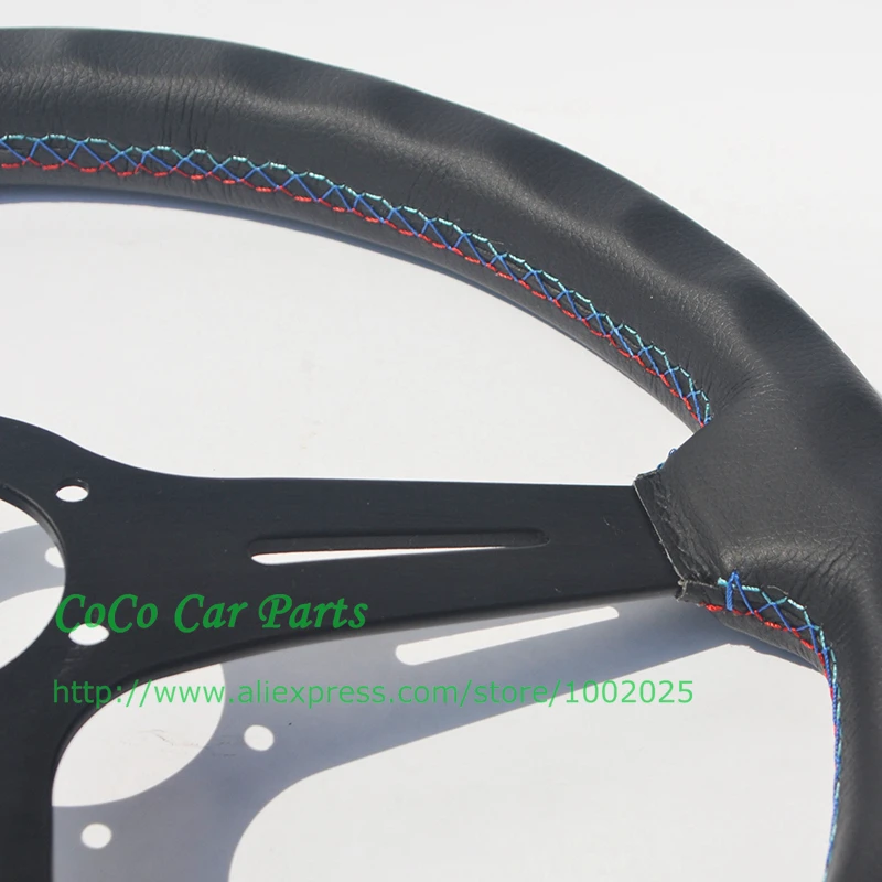 370mm leather steering wheel (1)
