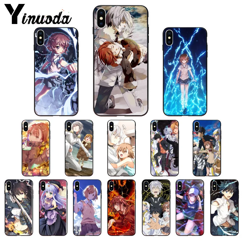 

Yinuoda Japanese Anime Toaru Majutsu no Index Customer High Quality Phone Case for iPhone 8 7 6 6S Plus X XS MAX 5 5S SE XR