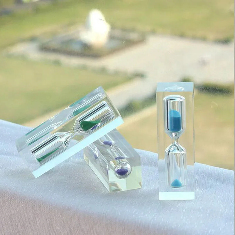 100pcs Mini Colorful Sand Clock Hourglass Timer 3 Minutes For Children Bruth Teeth Health Gift Home Decoration ZA5087 | Дом и сад