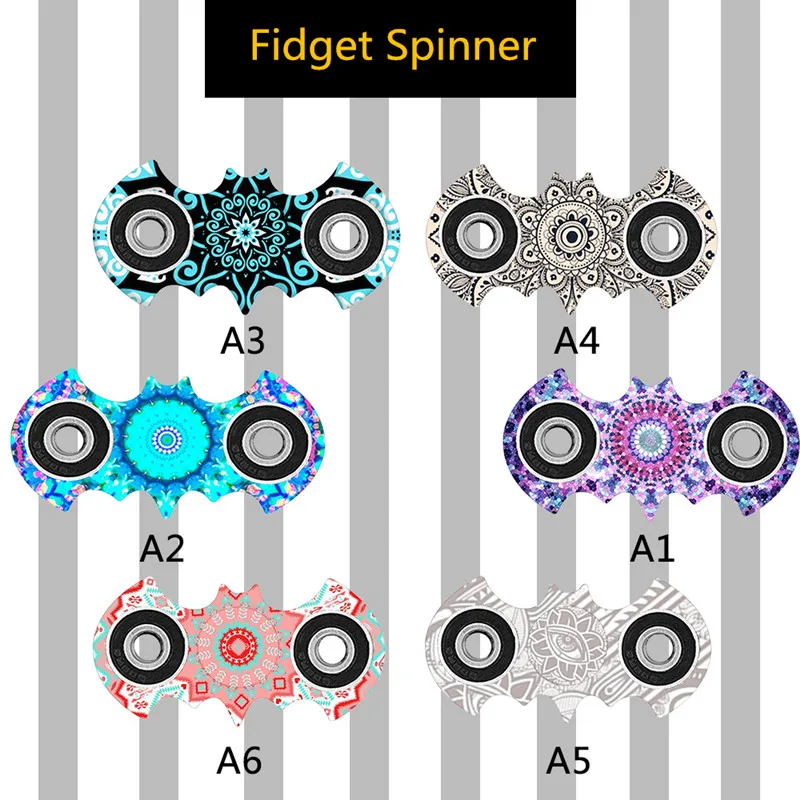 

Flower Pattern Fidget Tri-Spinner EDC Hand Spinner Fidget Toy Autism ADHD Hand Spinner Interesting Anti Stress Toys