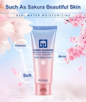 

Cherry Blossoms Smooth And Moist Facial Cleanser Sakura Cleansing Moisturizing Foam Amino Acid Cleansing