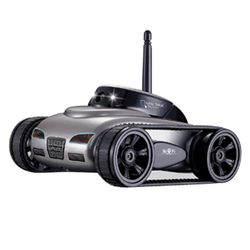 HappyCow 777-270 Remote Control Toy Mini WiFi RC Car with Camera Support IOS phone Android Real-time Transmission RC Tank FSWB