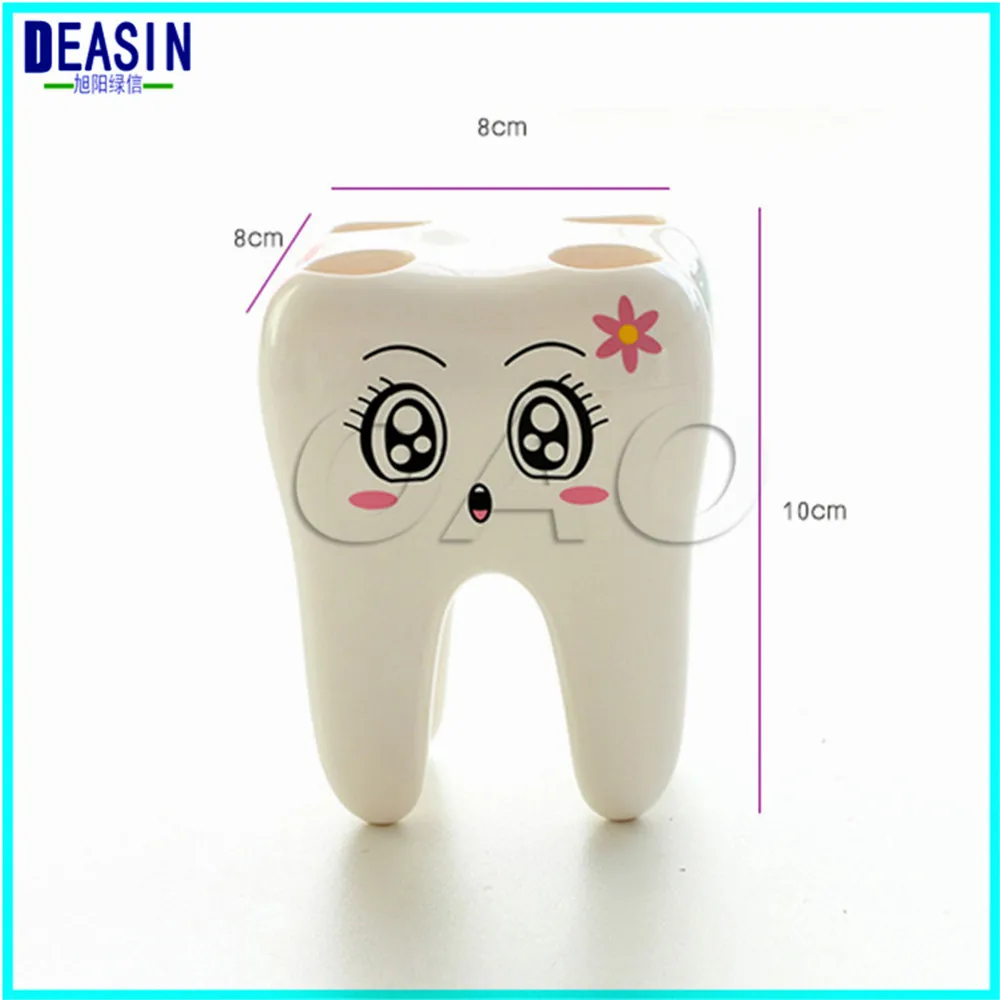 Caixa de Armazenamento em Forma de Escova de Dentes Escova de Dentes Decorações de Quatro Cremalheira Lote Dentes Criativas Furos Dental Dente Presente pc - 4 3 Cheap Clareamento dos dentes