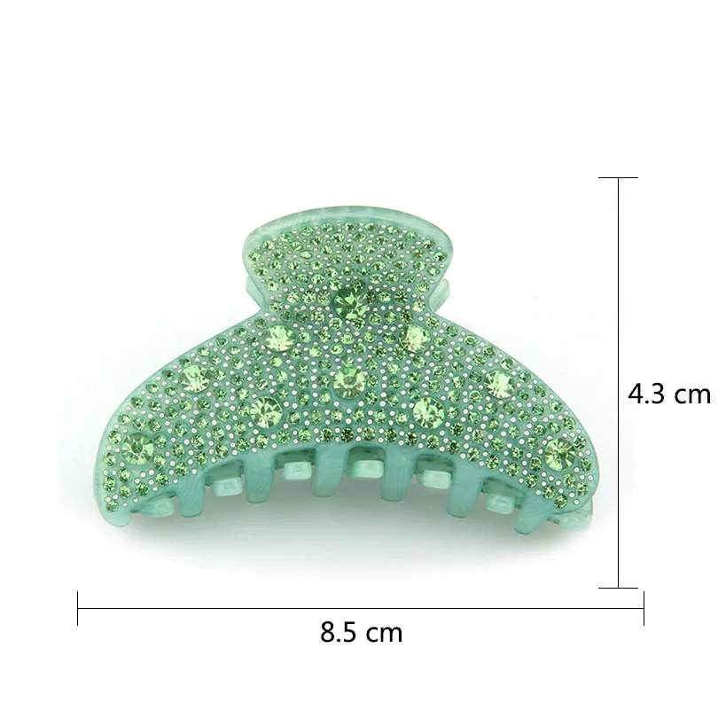 Green AB 5cm Hair Clamp Clips