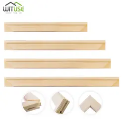 WITUSE рамки баров DIY Фото натуральный деревянная рамка для картин для холст картина маслом украшения дома твердая деревянная рамка комплект