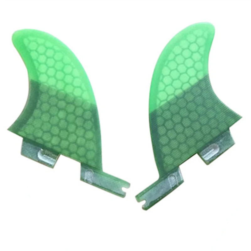 

FCSII GL Surfboard Blue/Black/Red/Green color Honeycomb Fins Twin fin set FCS 2 Fin Hot Sell FCS II Fin Quilhas