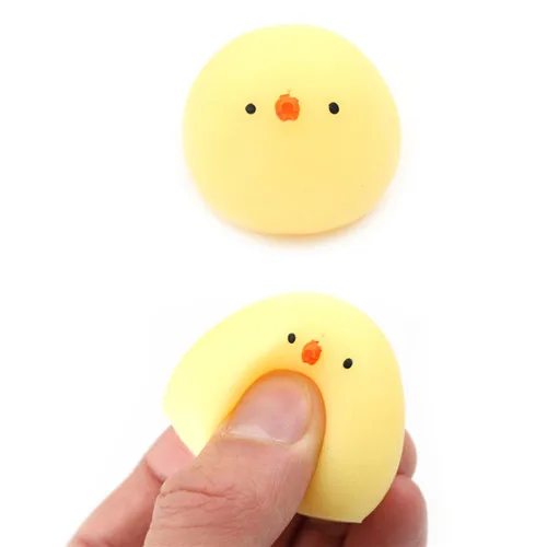 Kawaii Japan Mochi жёлтая курица сжимает растягивающийся ремень для телефона аксессуары