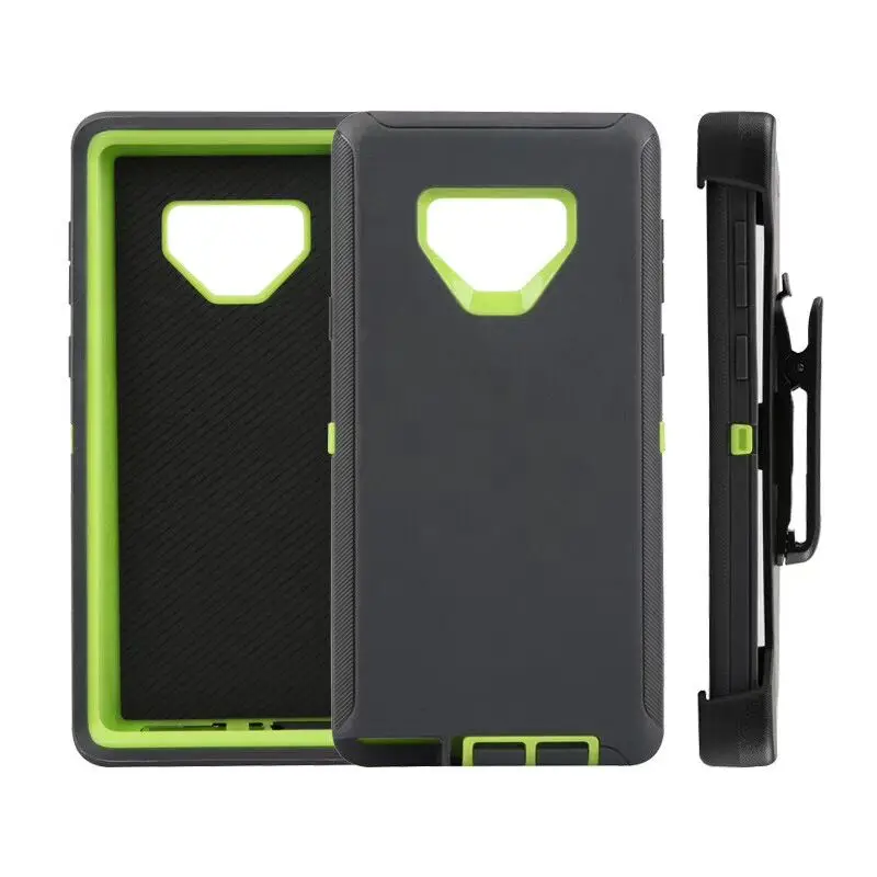 

3 in 1 Armor Series Shock Proof Aqua Case For Samsung Galaxy S8 S9 S10 plus Case Belt Clip Defend Cover For Galaxy S6 S7 edge