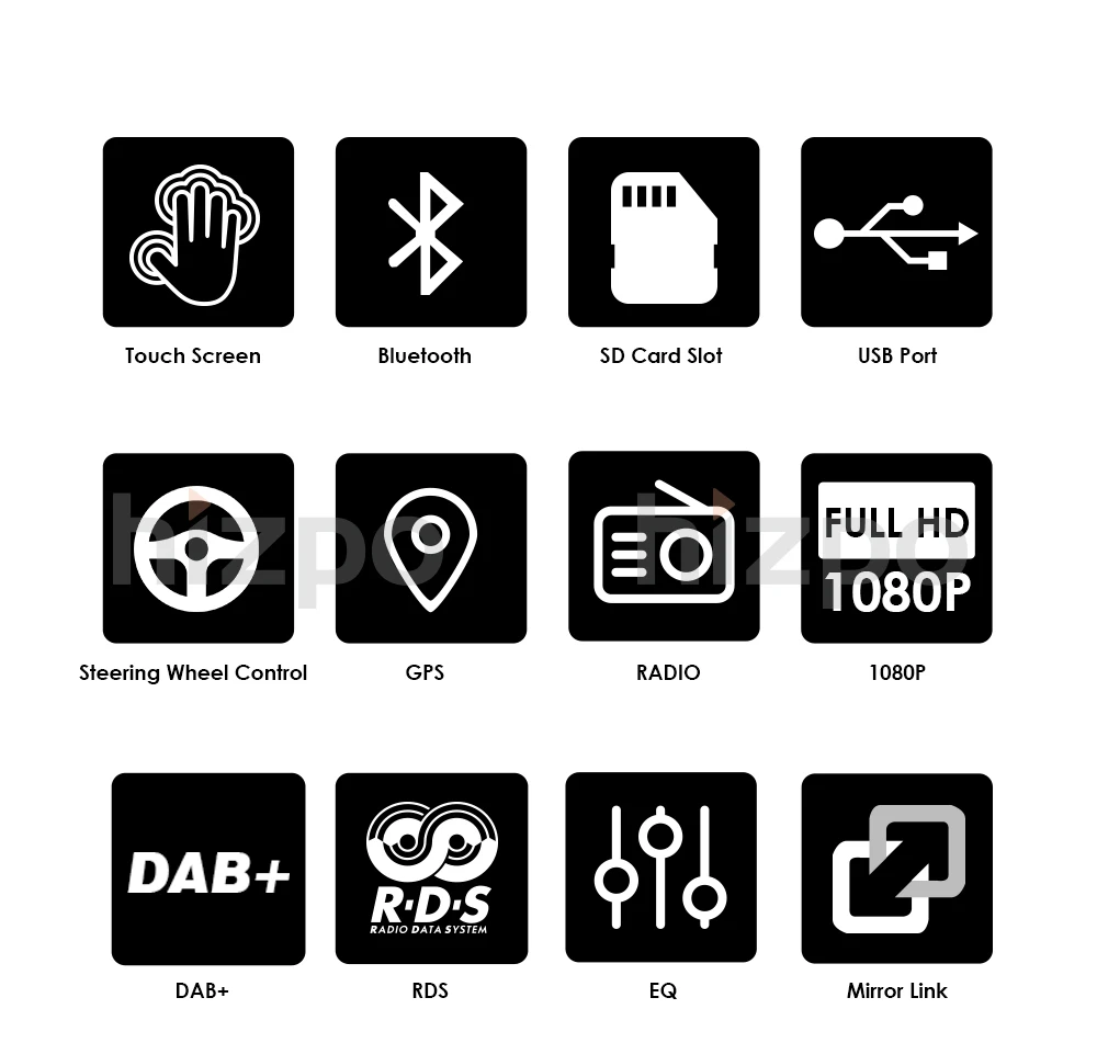 Excellent Universal 1 Din 7inch TFT LCD Screen Car DVD Multimedia Player MP3 Bluetooth Auto Audio stereo FM Radio 12V Reverse Camera GPS 1