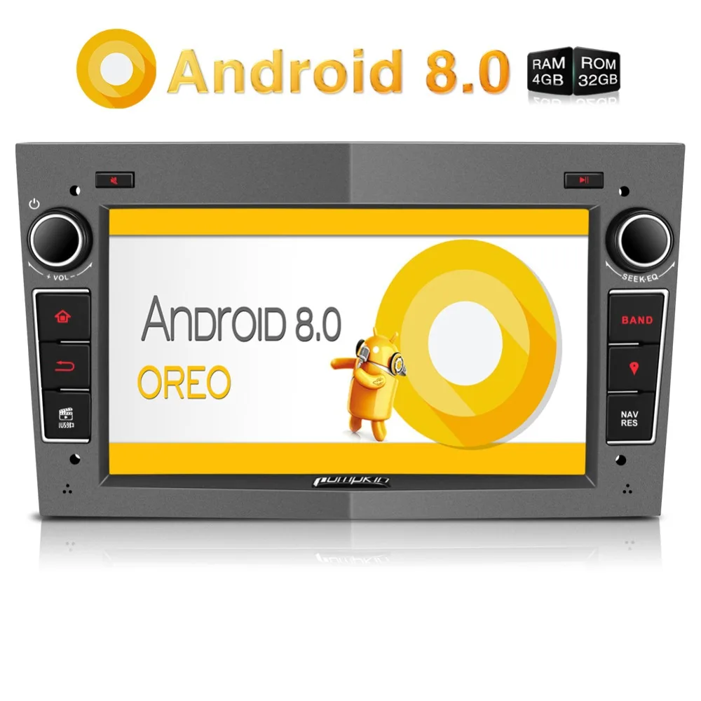 Pumpkin 2 Din 7 &quot4G + 32G Android 8 0 Автомобильный мультимедийный проигрыватель без dvd плеера