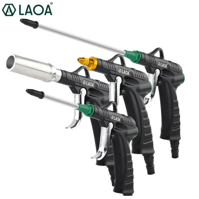 Comprar LAOA de alta presión de aleación de aluminio pistola de soplado pistola de aire pistola de chorro herramientas de limpieza profesional pistola de soplado de polvo