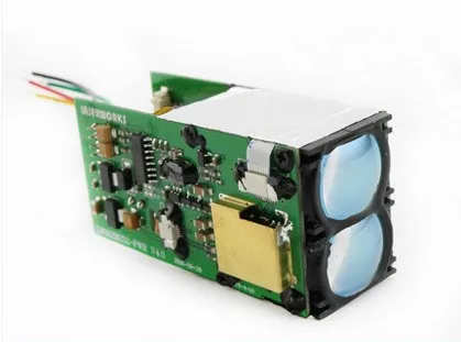 

FREE SHIPPING Pulse laser range finder module industrial sensor 600 meters digital RS232TTL serial protocol