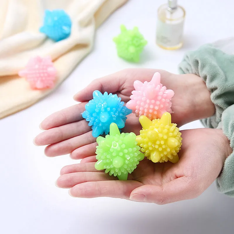 

1PCS Decontamination Fabric Softener Laundry Ball for Washing Machine Laundry Dryer Balls for Drying Clothes Tools Random Color