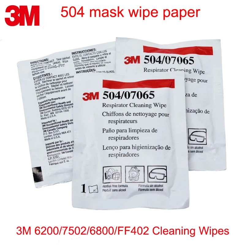 3M 504 салфетка для протирания бумаги 6200/7502/6800/FF402 влажные салфетки очистки и