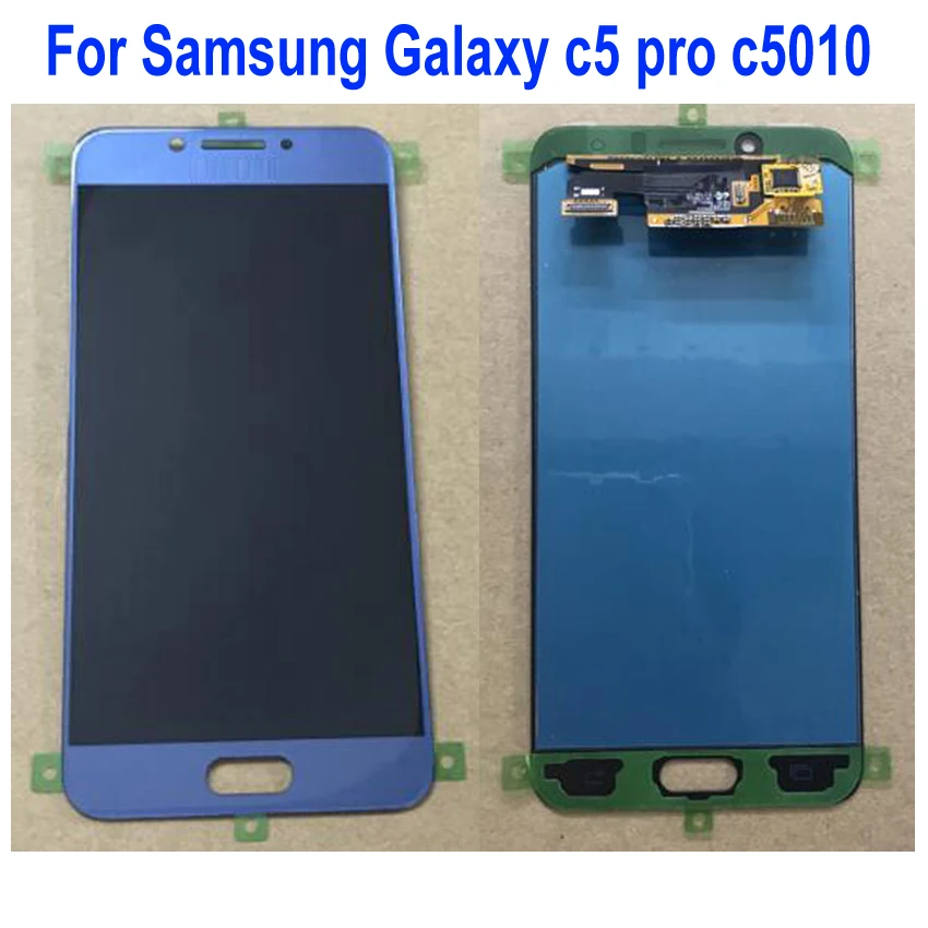 

Original Best AMOLED LCD Display Touch Screen Digitizer Glass Assembly Sensor For Samsung Galaxy C5 Pro C5Pro C5010 Phone Parts