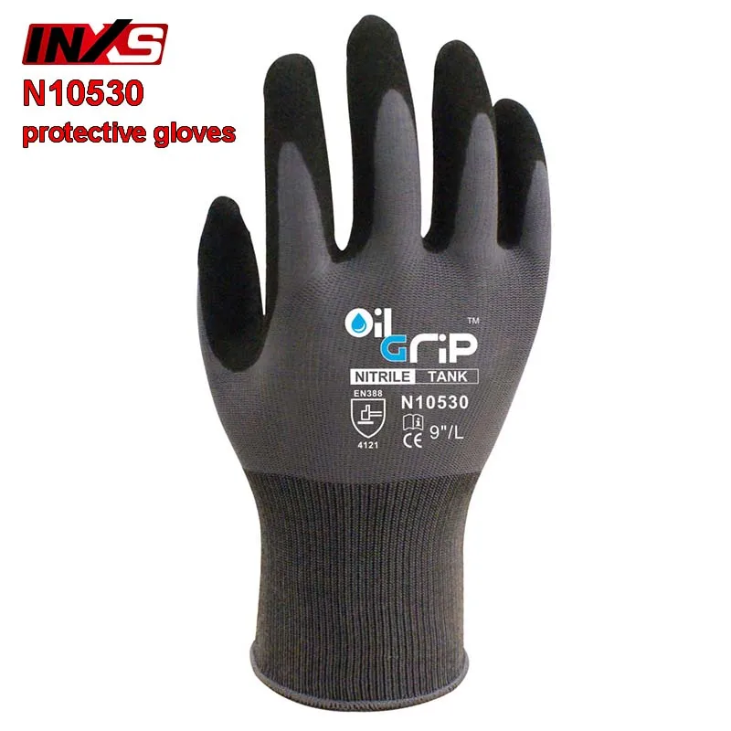 SAFETY-INXS N10530 механические перчатки маслостойкие износостойкие защитные перчатки удобные дышащие защитные перчатки