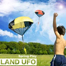 50 шт. мини-детский парашютом ручной бросали парашют игрушки играть открытый детские развивающие игры с парашютом рисунок Soldier Child