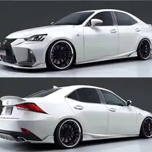 Для Lexus IS300 автомобильный стильный комплект для тела ARTstyle из углеродного волокна Передние Губы боковые юбки диффузор спойлер 18