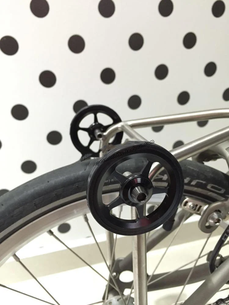 1 пара велосипедов Easywheel 3 цвета алюминиевый сплав супер легкие колеса+ титановые болты для Brompton 22 г/шт