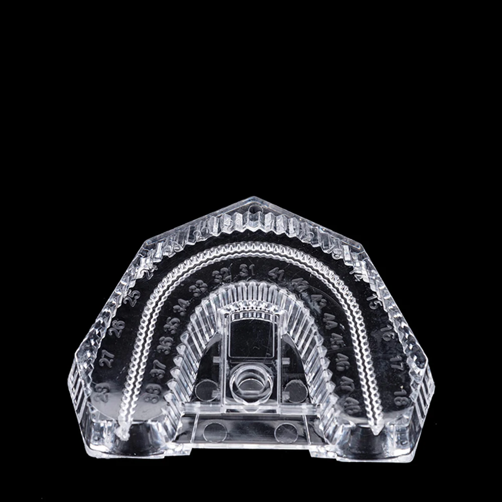 

Dental Lab Material Strong Plastic Disposable Sectioned Base Box Transparent