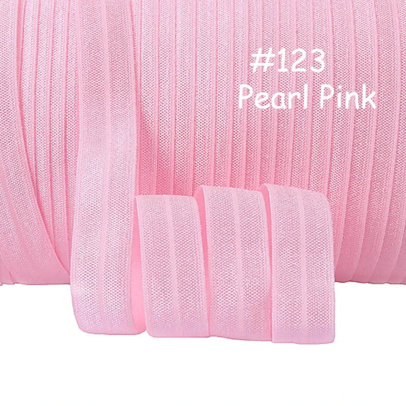 Fold over elastic in 123, more than 100 colors in stock, free shipping