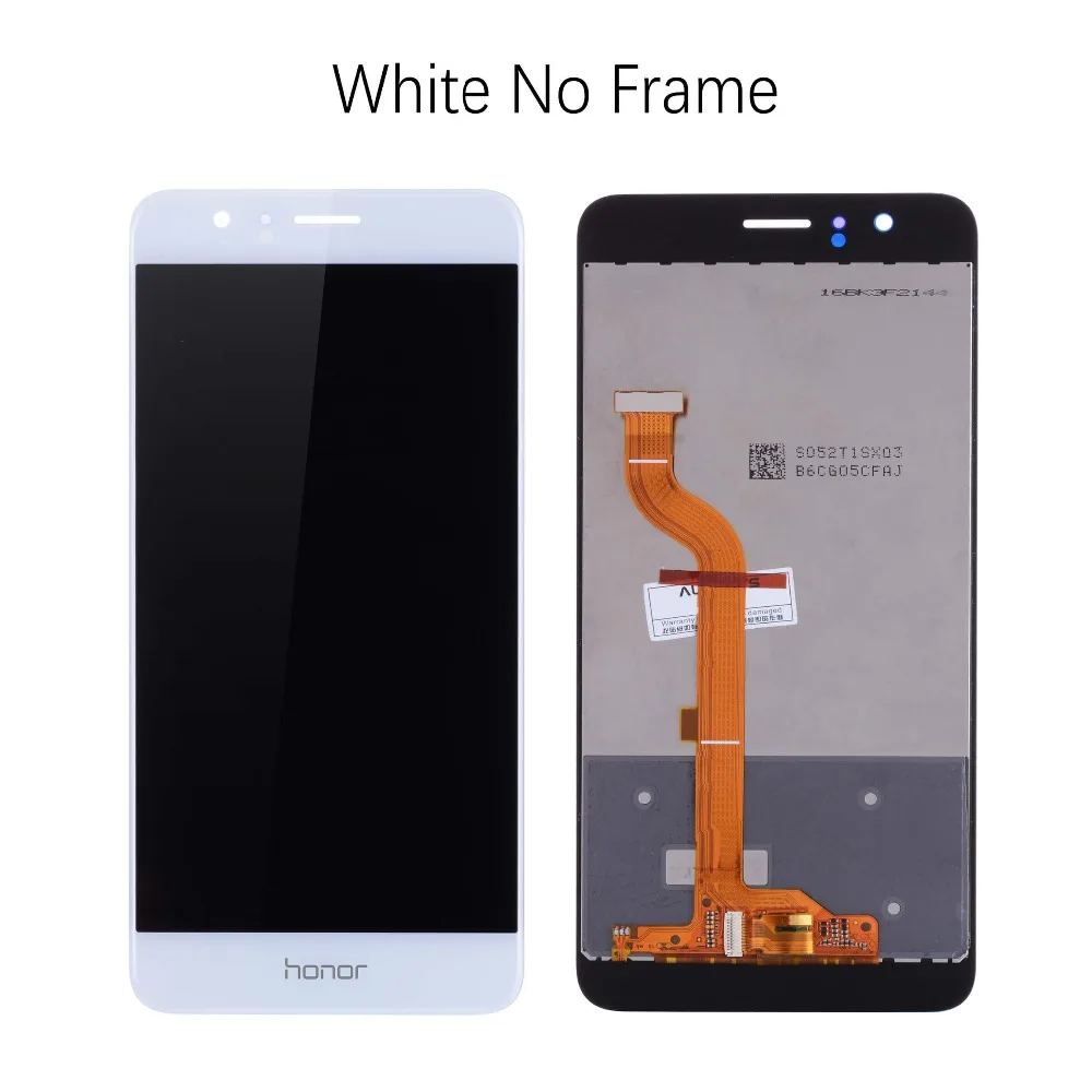 Дисплей для huawei Honor 8 Ремонт сенсорного ЖК-экрана с рамкой для Honor 8 ЖК-дисплей 5,2 ''frd-l09 FRD-L19