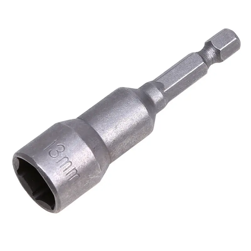 

1/4'' Hex Shank Impact Drill Bit Adapter 6mm-15mm Socket Sleeve Nozzles Nut Magnetic Driver Set for Power Tools