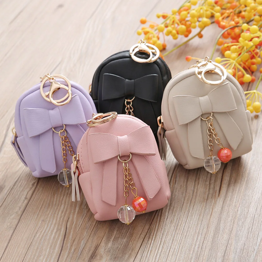 Милый мини льняной брелок маленькая сумка дизайн брелоки свежий цвет портмоне для женщины сумка Подвеска детская игрушка